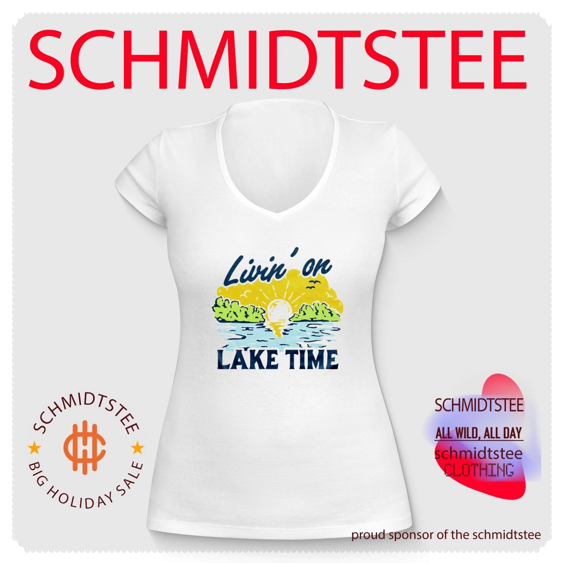 Livin’ on lake time vintage shirt