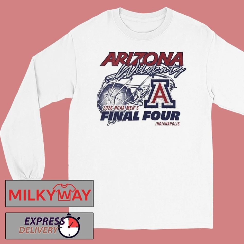 Arizona Wildcats 2026 NCAA Final Four White Shirt
