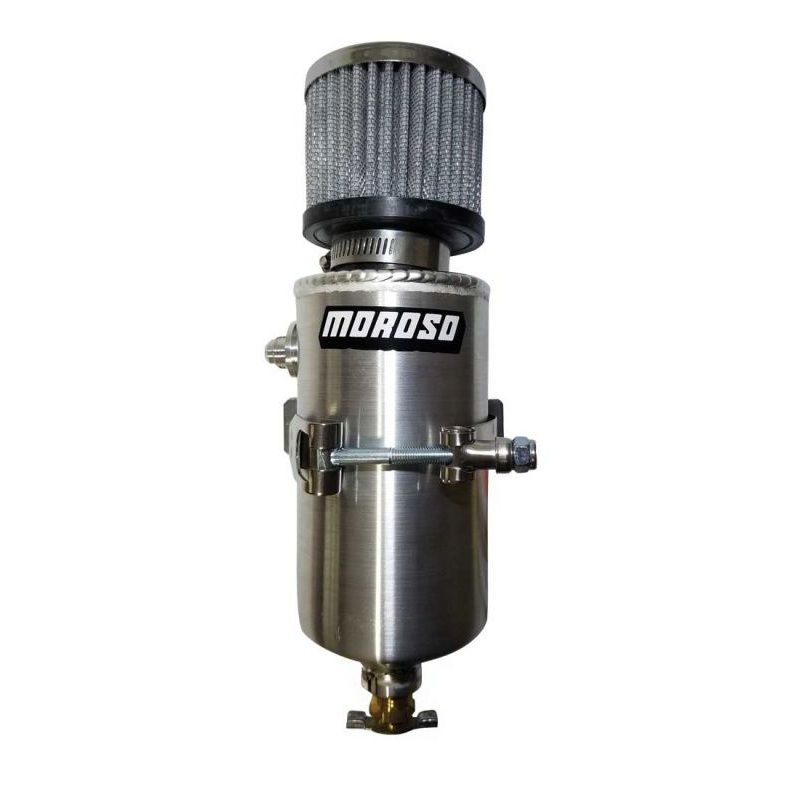 Moroso 85456 Tank, Breather, Catch Can, -6 An Male Fitting