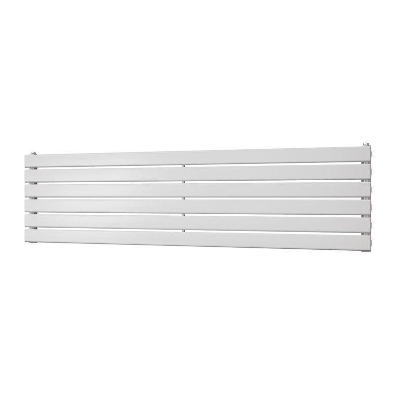 Typhoon Axis – White Horizontal Radiator H408mm x W1600mm Single Panel