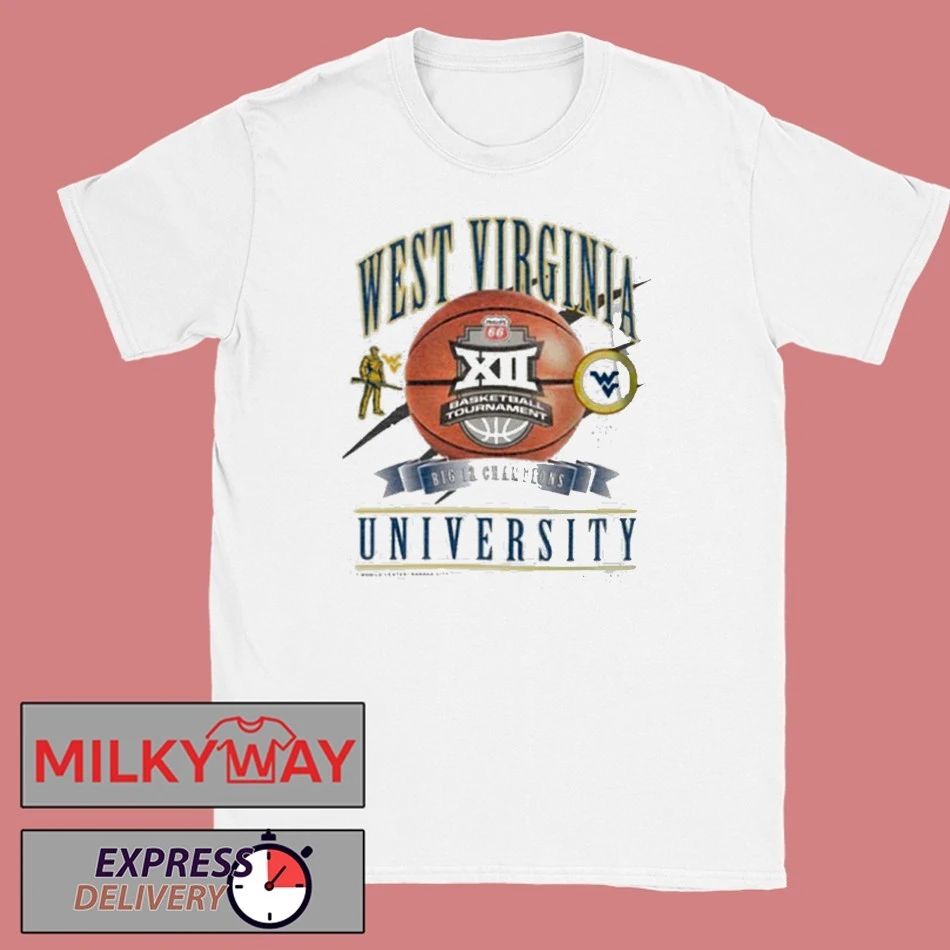 West Virginia Mountaineers Women’s Basketball 2026 Big 12 Tournament Champions Unisex T Shirt