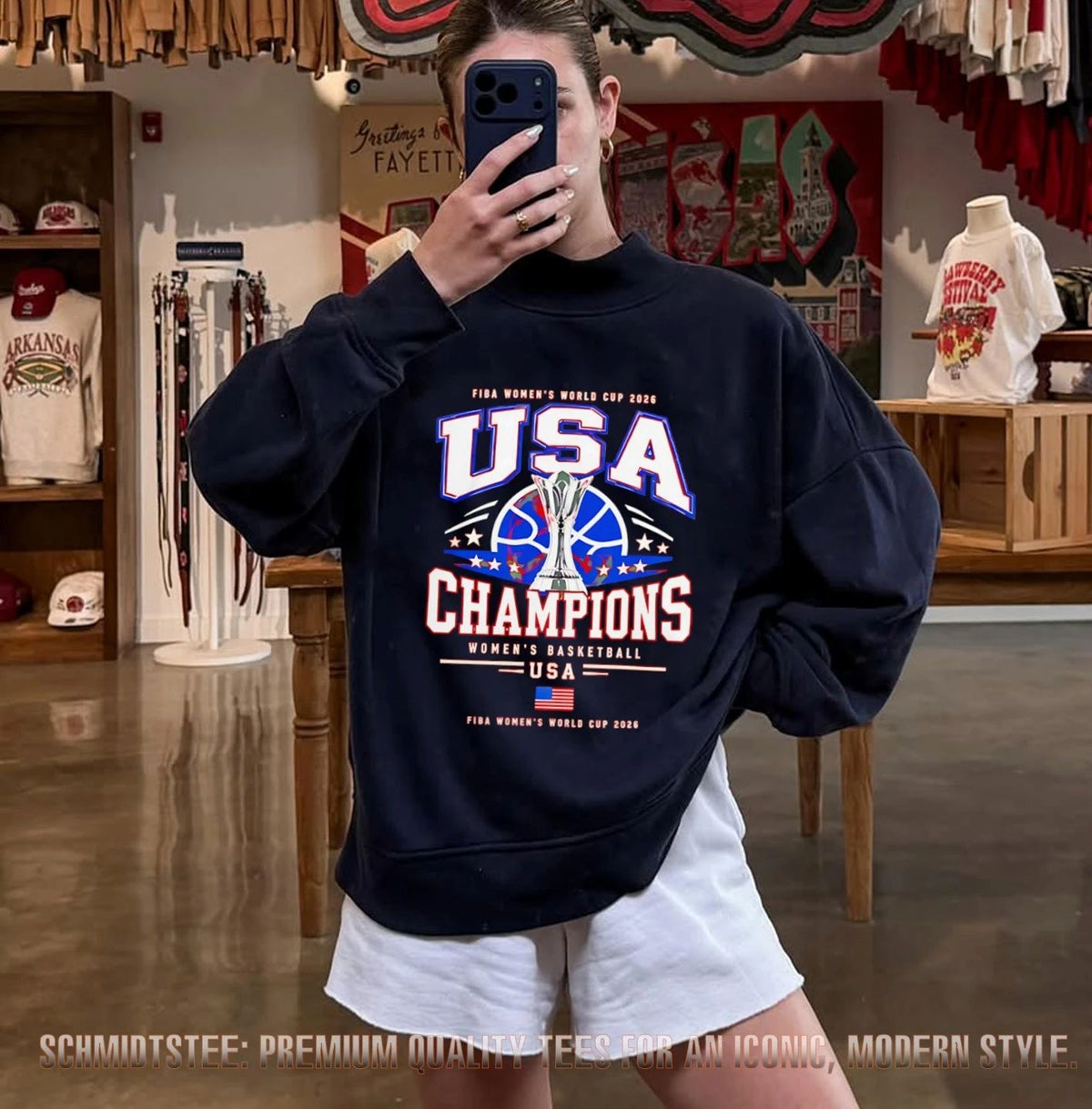 USA FIBA Women’s Basketball World Cup Champions 2026 shirt