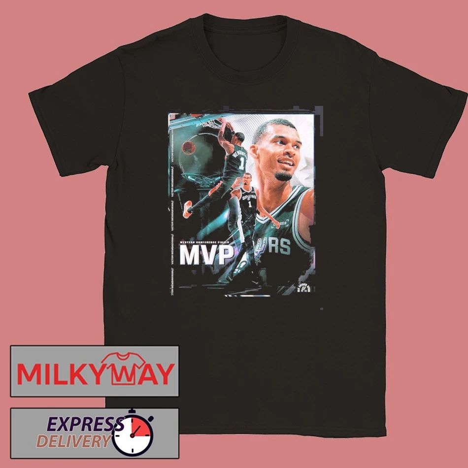 Victor Wembanyama San Antonio Spurs 2026 NBA Western Conference Finals MVP T-Shirt