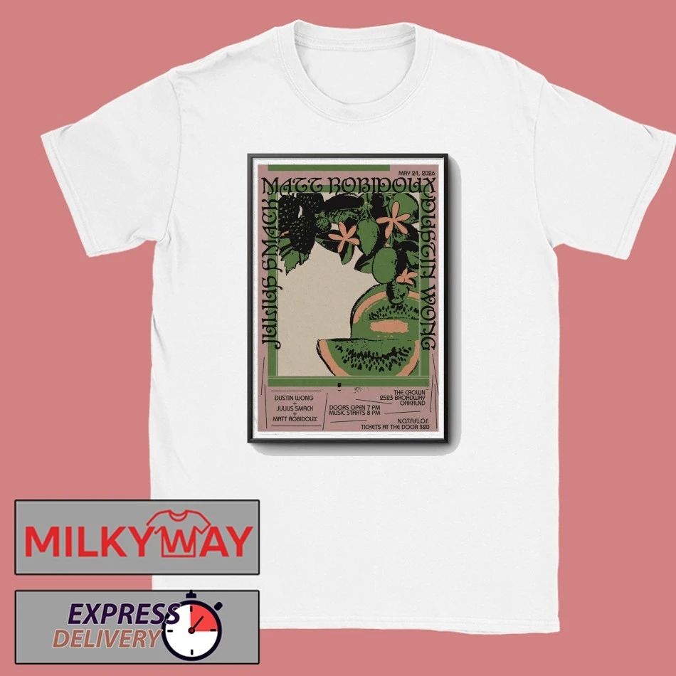 TOUR May 24 2026 Dustin Wong Poster The Crown shirt