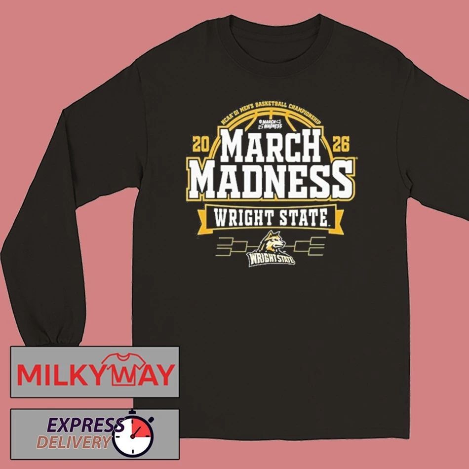 Wright State Raiders March Madness 2026 NCAA Division I Men’s Basketball Championship shirt