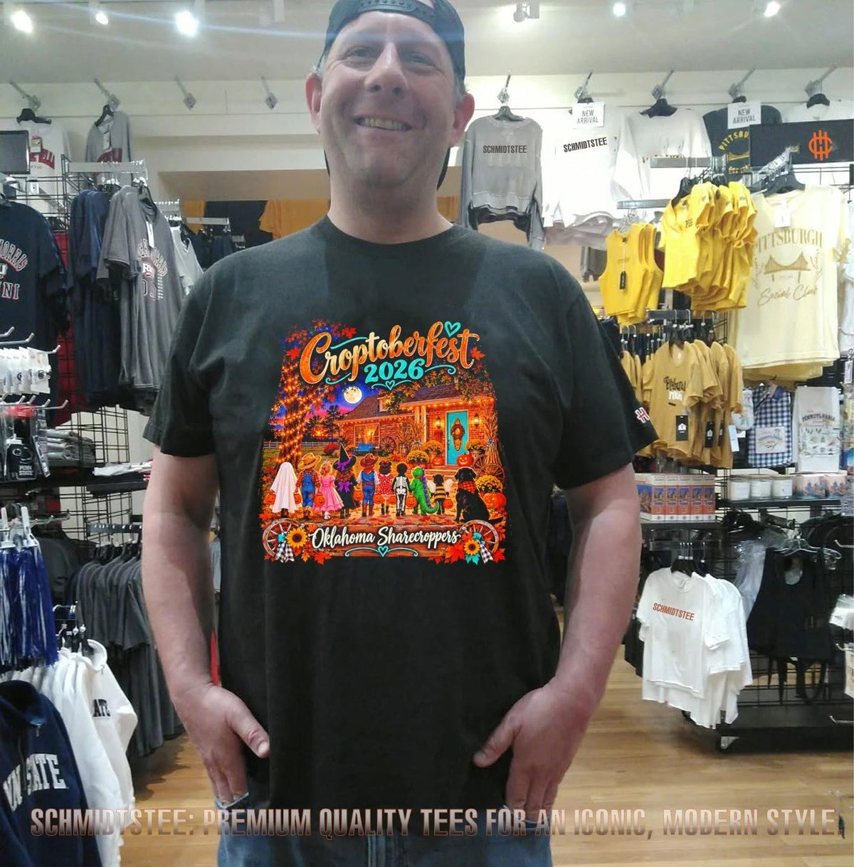 Croptoberfest 2026 Oklahoma Sharecroppers Halloween Kids shirt