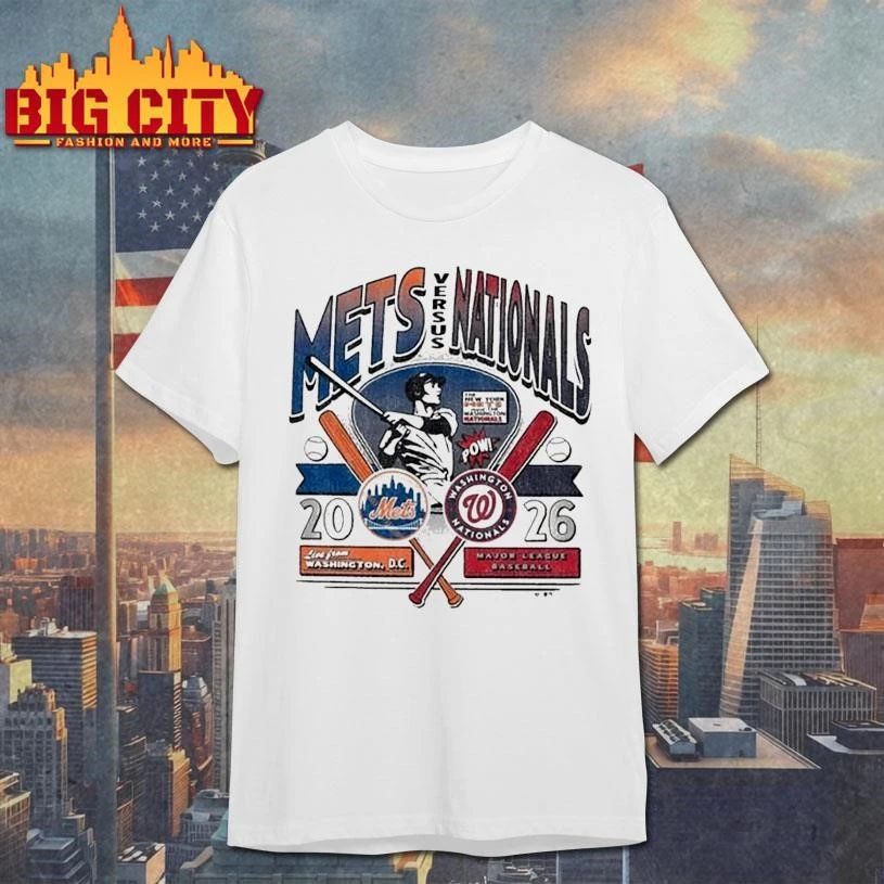 Washington Nationals Vs New York Mets 2026 Gameday Baseball Shirt