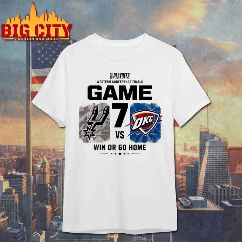 NBA Playoffs Game 7 Minimal Western Conference Finals Spur Vs Thunder Shirt