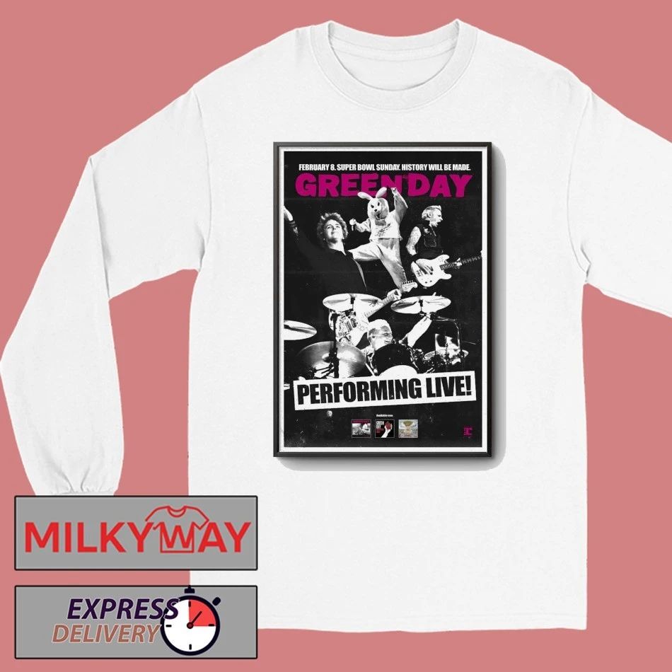 Poster Green Day At Levi’s Stadium In Santa Clara, CA On Feb 8, 2026 shirt
