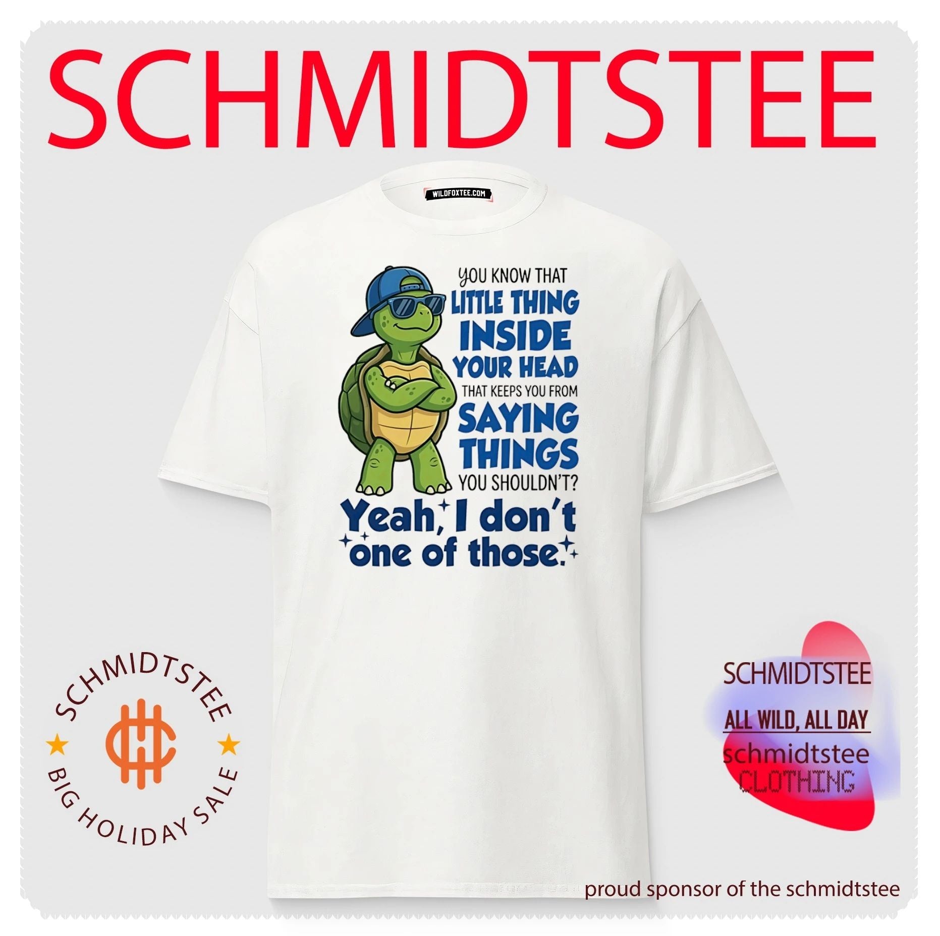 You know that little thing inside your head cartoon turtle shirt