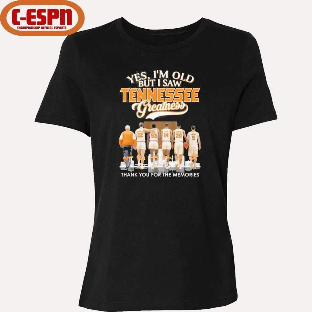 Yes, I’m Old But I Saw Tennessee Volunteers Basketball Greatness Shirt