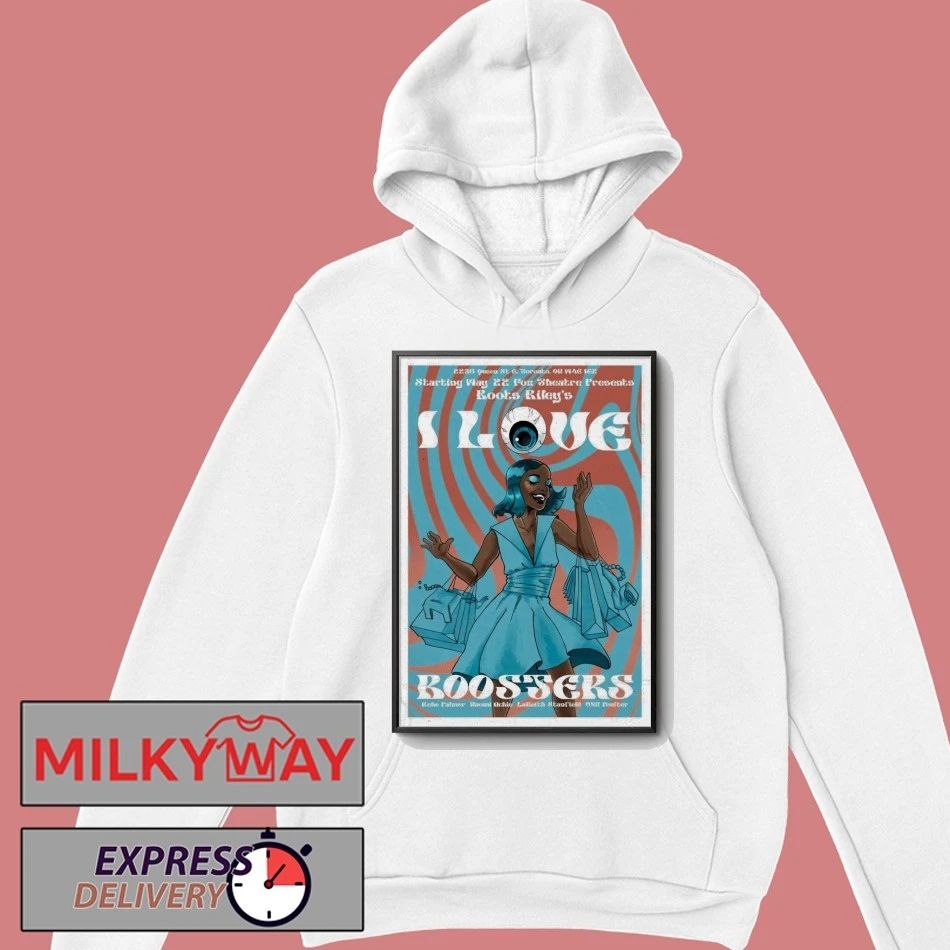 Boots Riley’s I Love Boosters Poster shirt