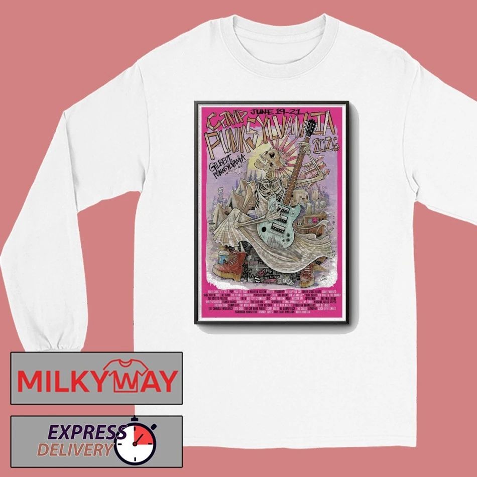 Camp Punksylvania 6 19-6 21 2026 Gilbert PA Poster shirt