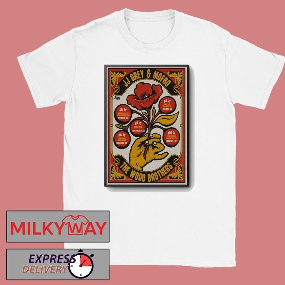 Summer Poster The Wood Brothers With JJ Grey And Mofro 2026 shirt