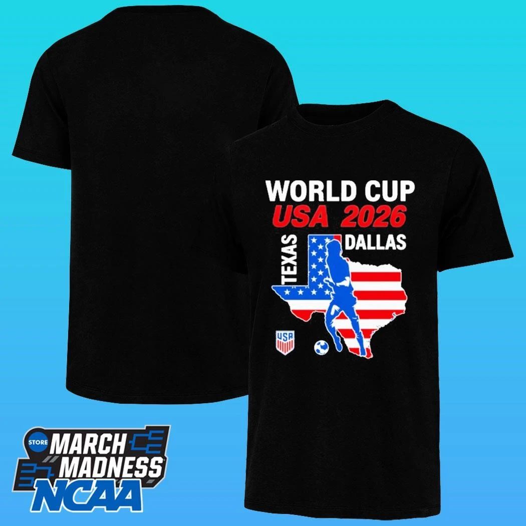 Dallas Texas Host 2026 World Cup Usa Soccer Shirt