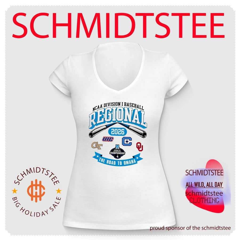 2026 NCAA Division I Baseball Regional Georgia Tech The Road To Omaha logos shirt