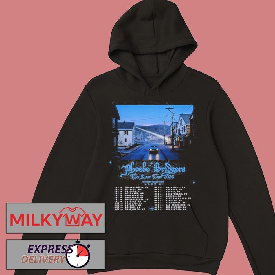 Phoebe Bridgers Sep & Oct ‘The Lost Tour’ 2026 Shirt