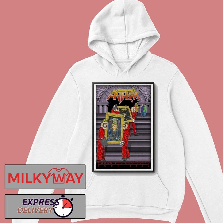 Anthrax 2026 Among The Canadians Tour Poster shirt