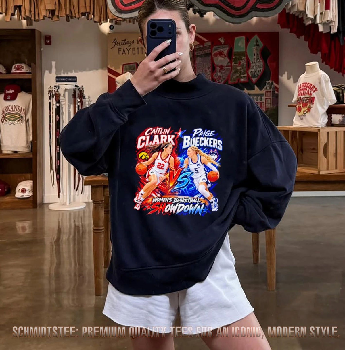 Caitlin Clark vs Paige Bueckers women’s basketball Showdown shirt