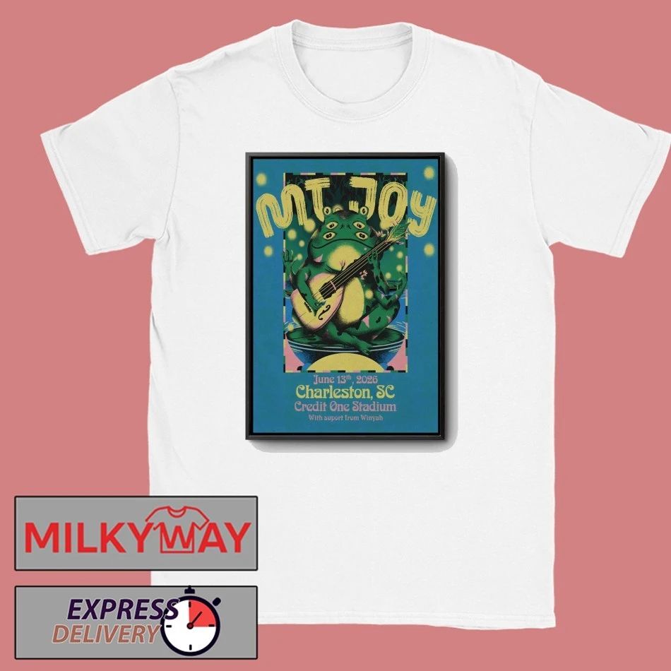Mt. Joy Credit One Stadium In Charleston SC June 13 2026 Poster shirt