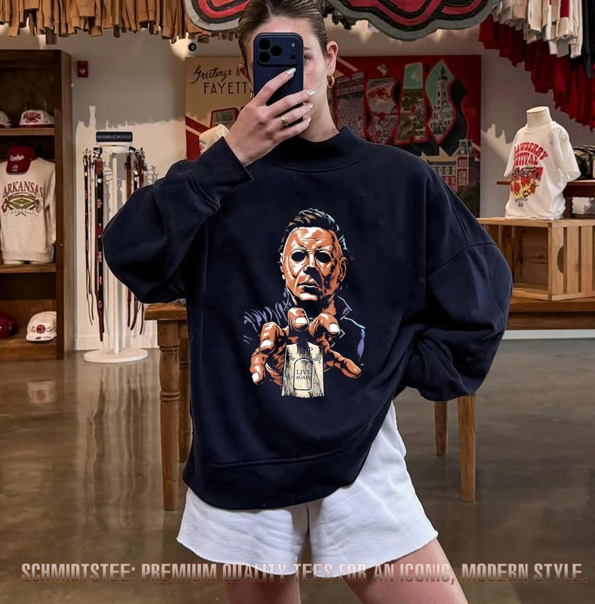 Michael Myers horror 2026 Halloween graphic shirt