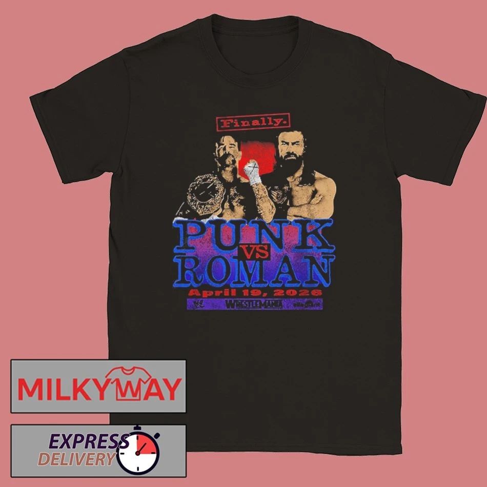 CM Punk vs Roman Reigns Heavyweight Championship WrestleMania 42 On April 19 2026 shirt