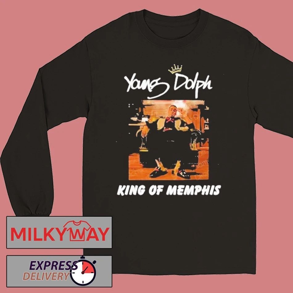 Young Dolph King Of Memphis Sitting On Throne Shirt
