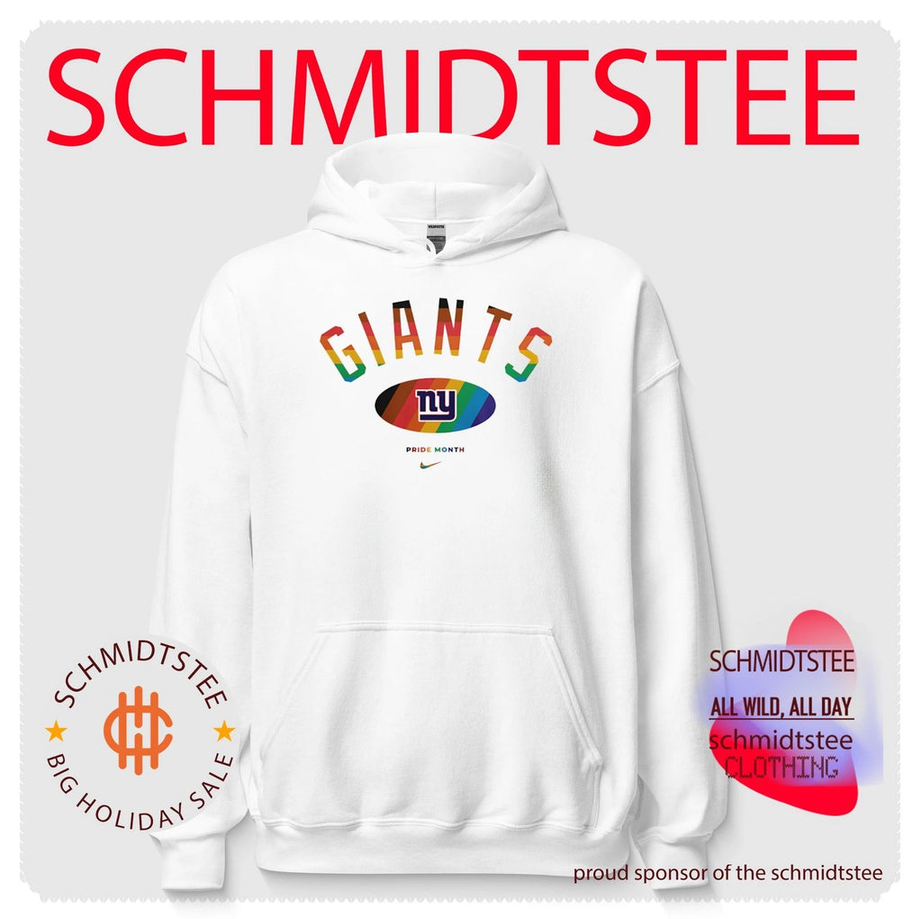 New York Giants Pride Month Rainbow logo shirt