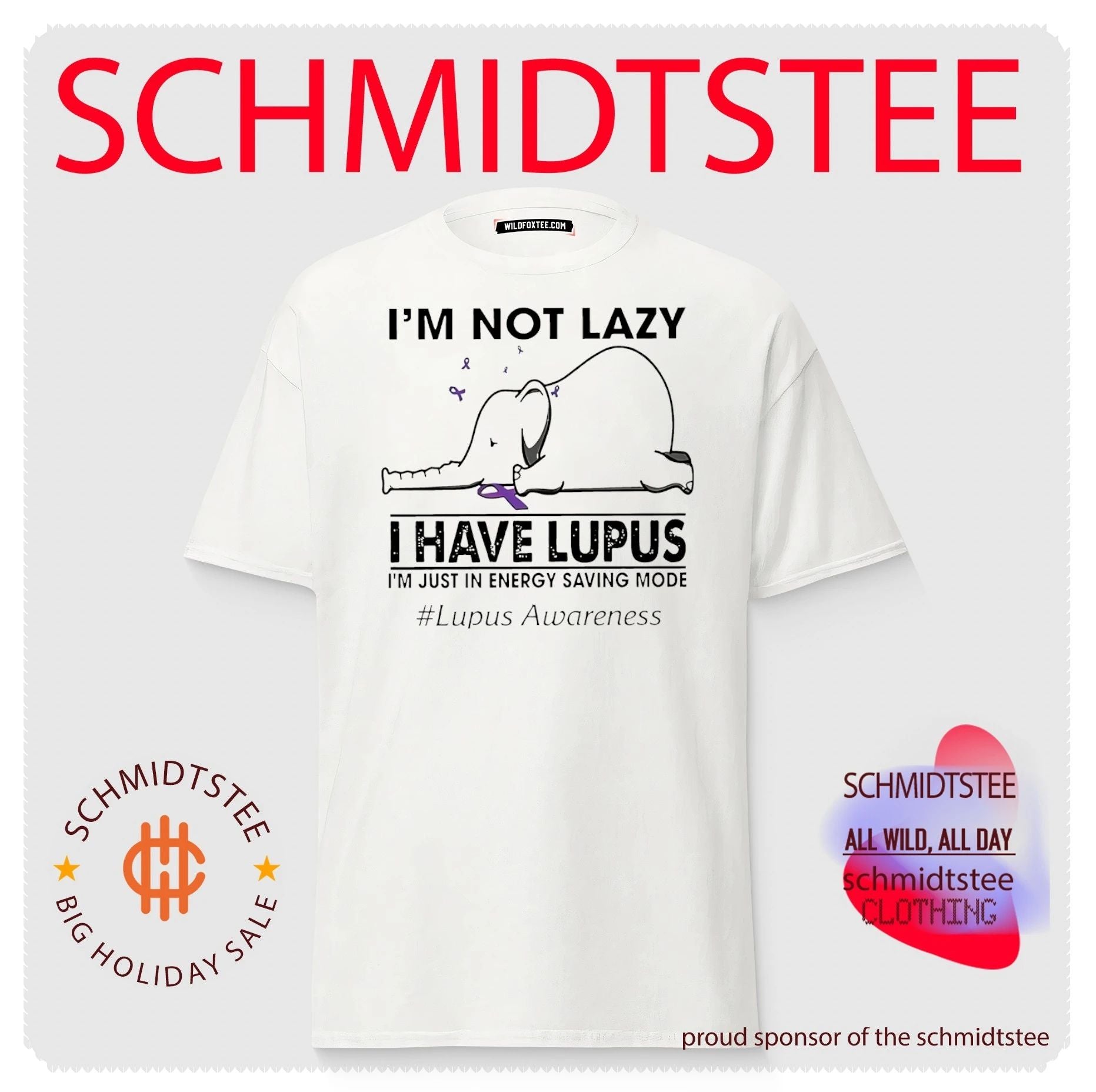 I’m not lazy I have Lupus I’m just in energy saving mode Lupus Awareness shirt