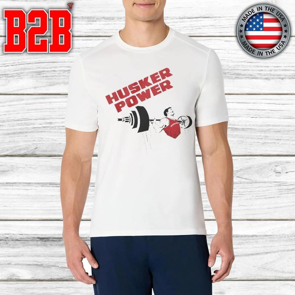 Husker Power Logo Gym Shirt