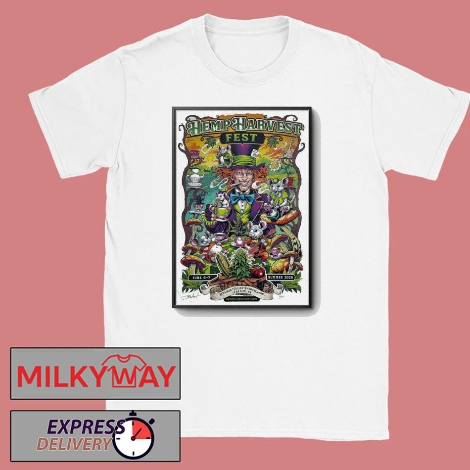 The Hemp Harvest Fest June 6–7, 2026 in Lebanon, Pennsylvania Poster shirt