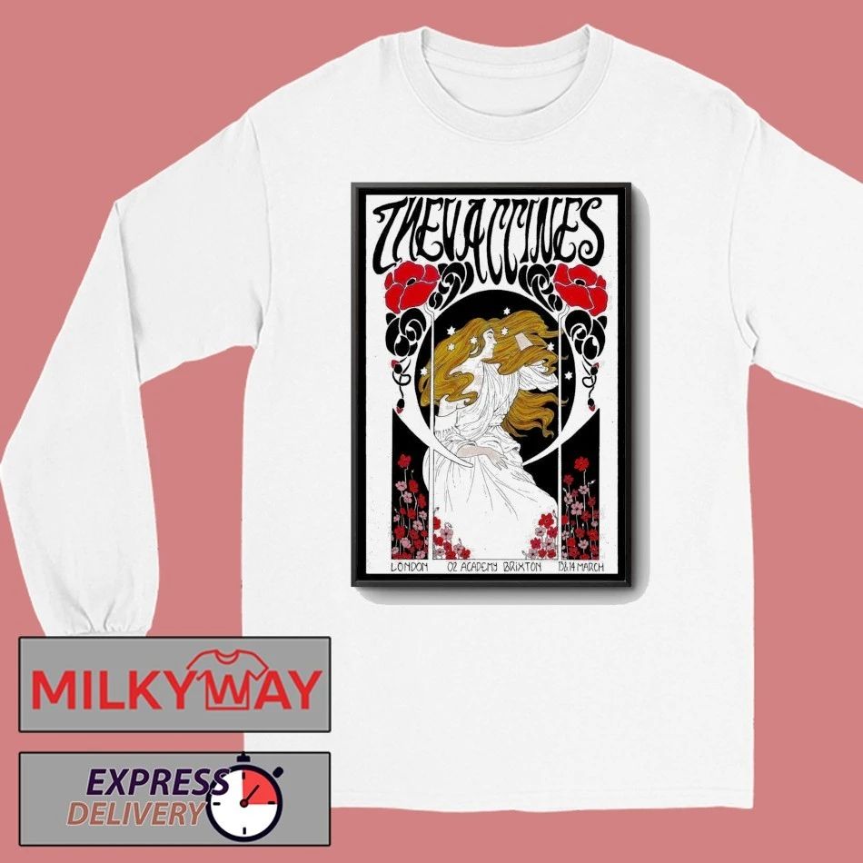 The Vaccines 02 Academy Brixton Mar 13 + 14 2026 Poster shirt