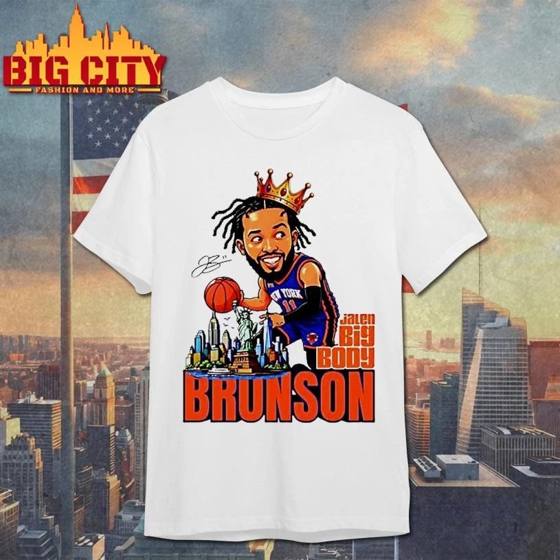 Jalen Brunson New York Knicks Nba 2026 Big Body King Signature Shirt