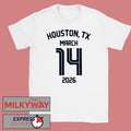 311 Orange Color 3.14.2026 Houston shirt