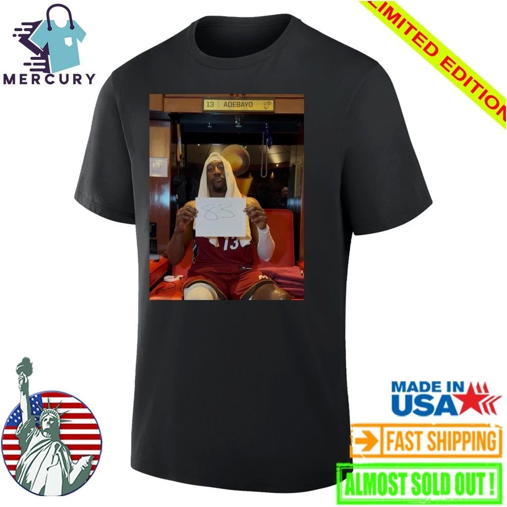 Bam Adebayo Scores 83 Points Passes Kobe Bryant Second Highest In NBA History Shirt