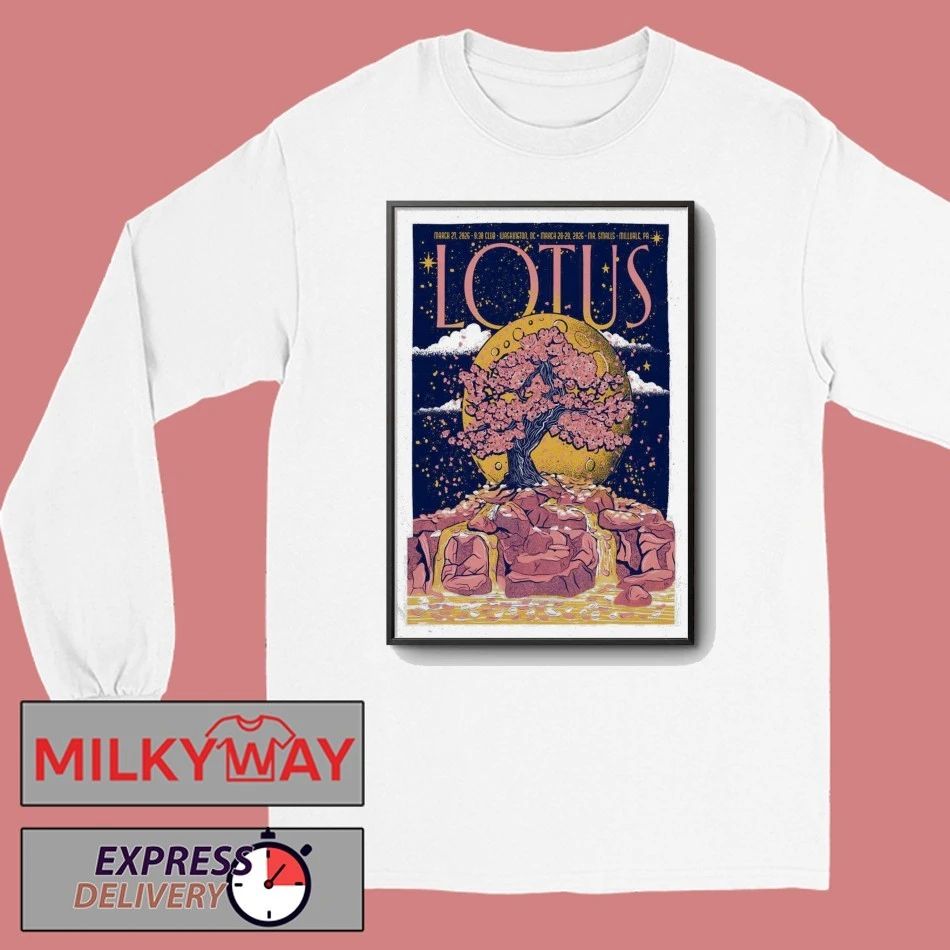 Lotus Mar 28-29 2026 Mr. Smalls Theatre In Millvale PA Poster shirt