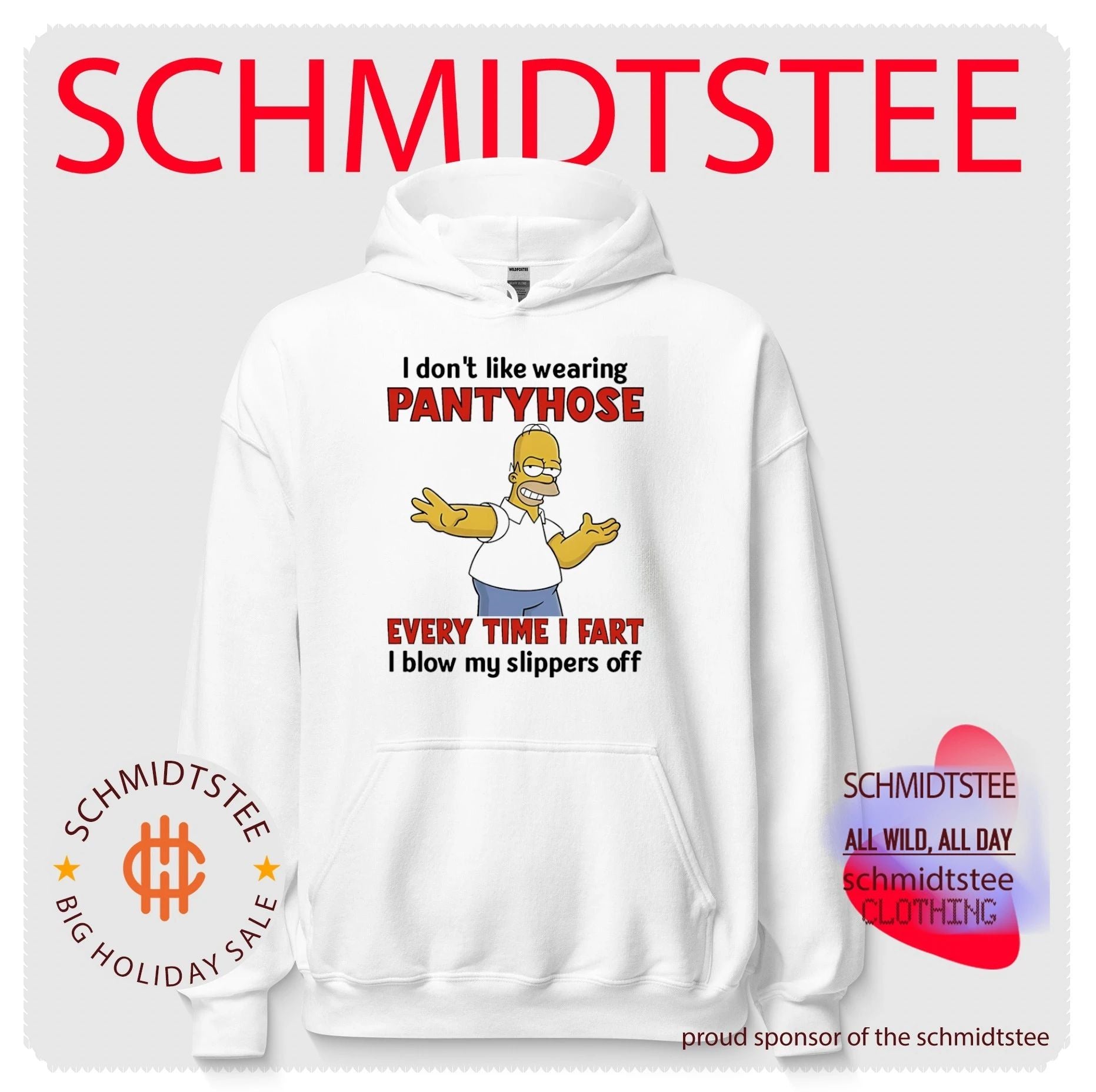 I don’t like wearing pantyhose every time I fart I blow my slippers off Simpson shirt
