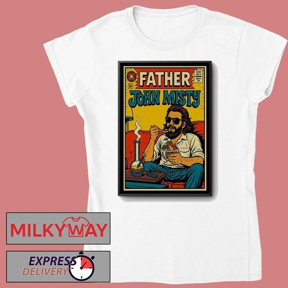 Father John Misty at the Channel 24 in Sacramento, CA for Mar 27, 2026 Poster shirt