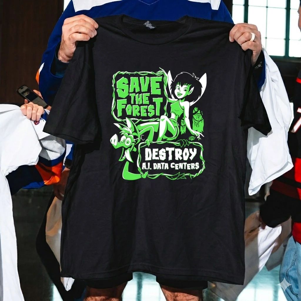 Save the Forest Destroy AI Data Centers Shirt