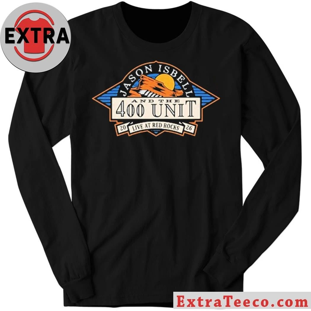 Jason Isbell and the 400 Unit Red Rocks Amphitheatre May 2, 2026 Event Shirt
