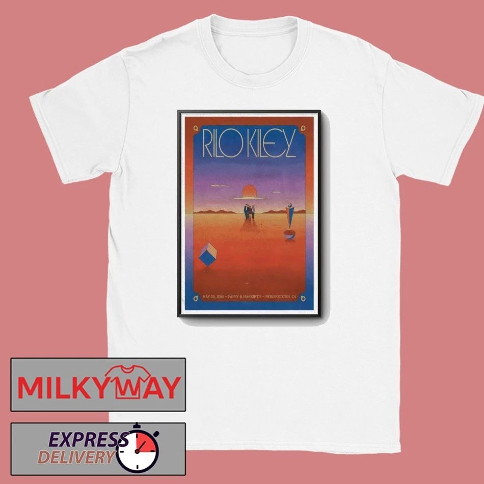 Poster 2026 May 20 Rilo Kiley Pioneertown TOUR shirt
