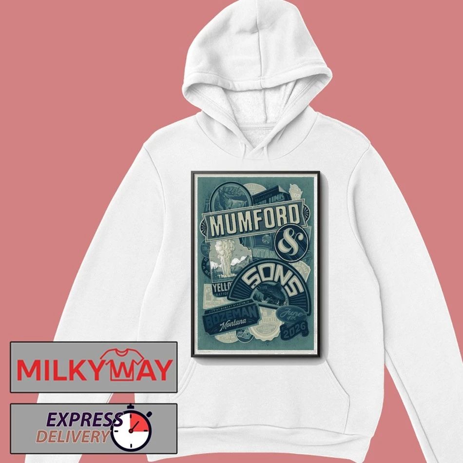 Mumford And Sons In Bozeman Montana On June 4 2026 Poster shirt