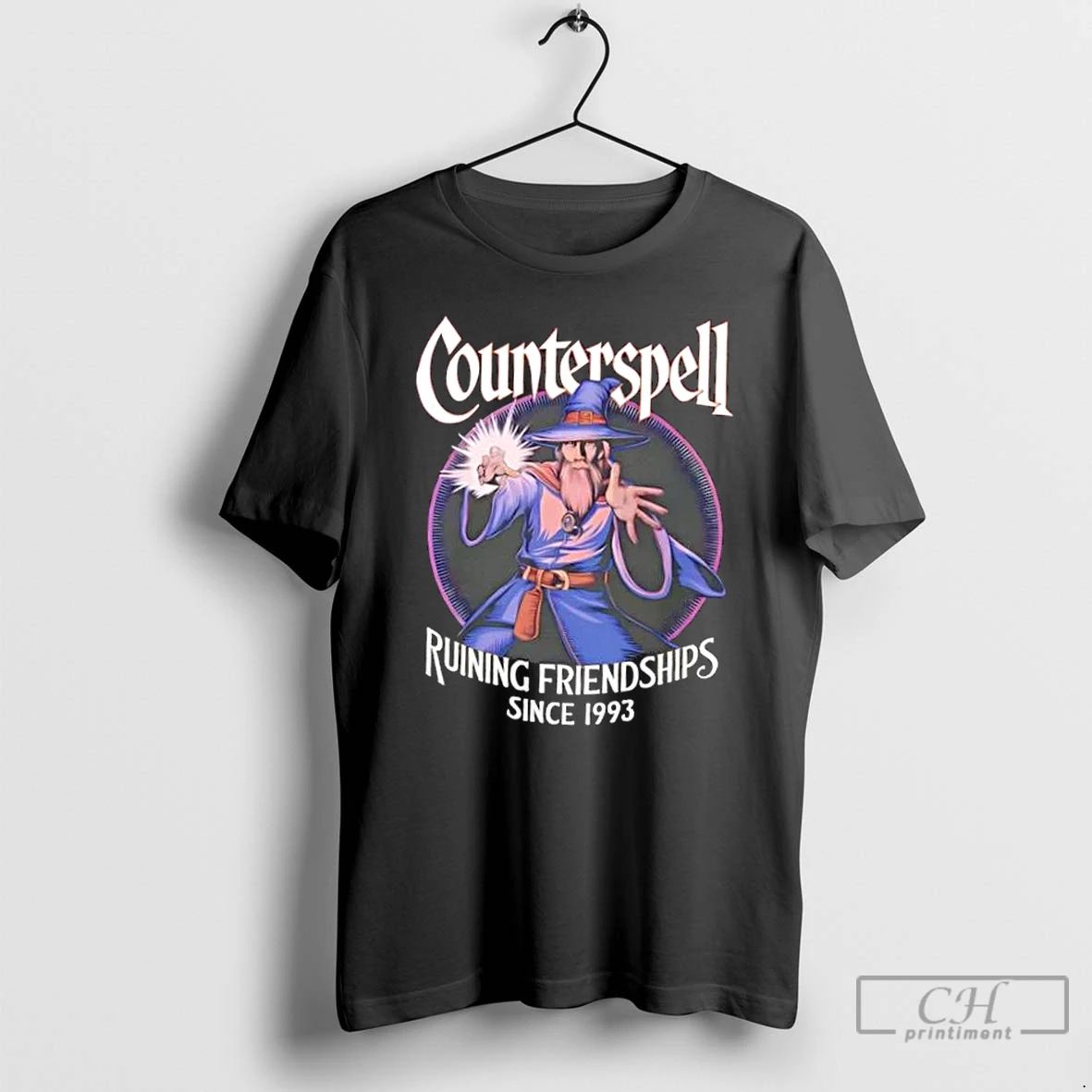 Classic Wizard Counterspell Ruining Friendships Since 1993 T Shirts