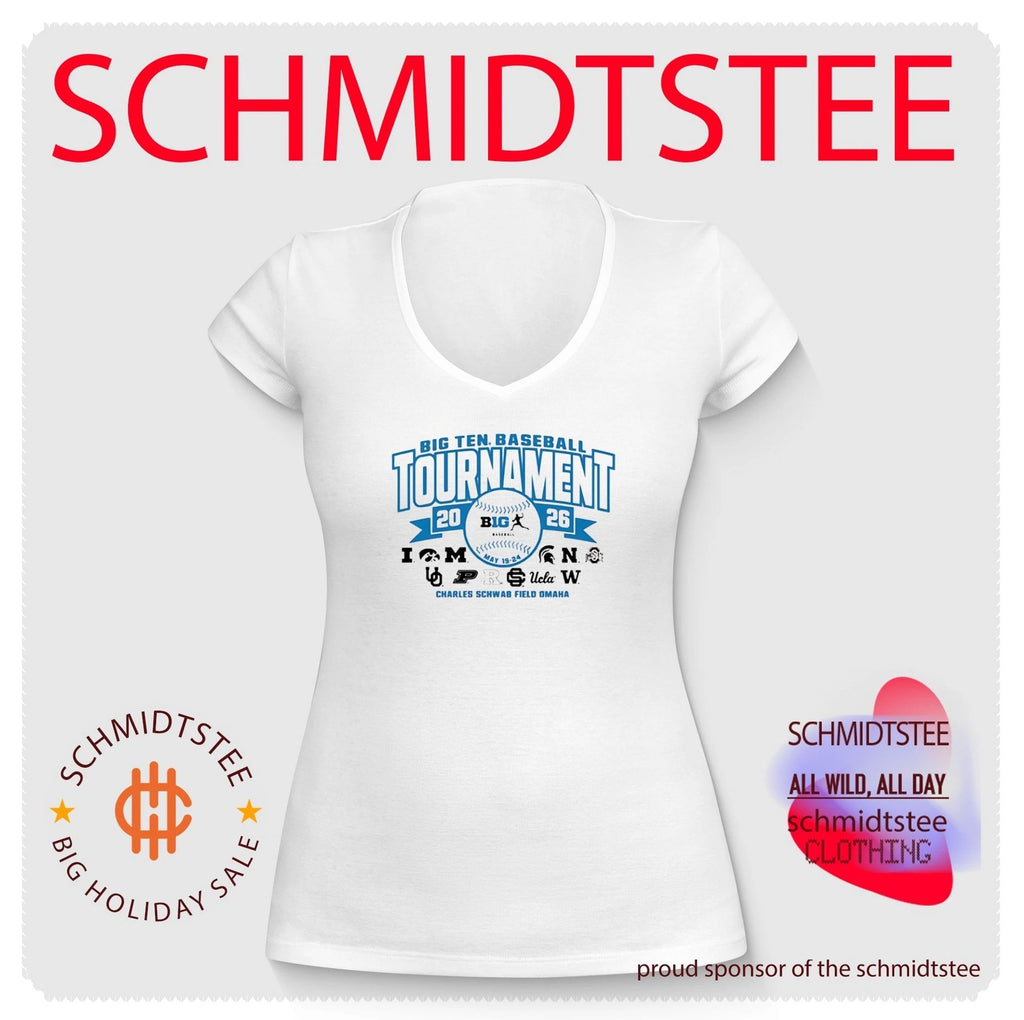 2026 Big Ten Baseball Tournament Charles Schwab Field Omaha logos shirt