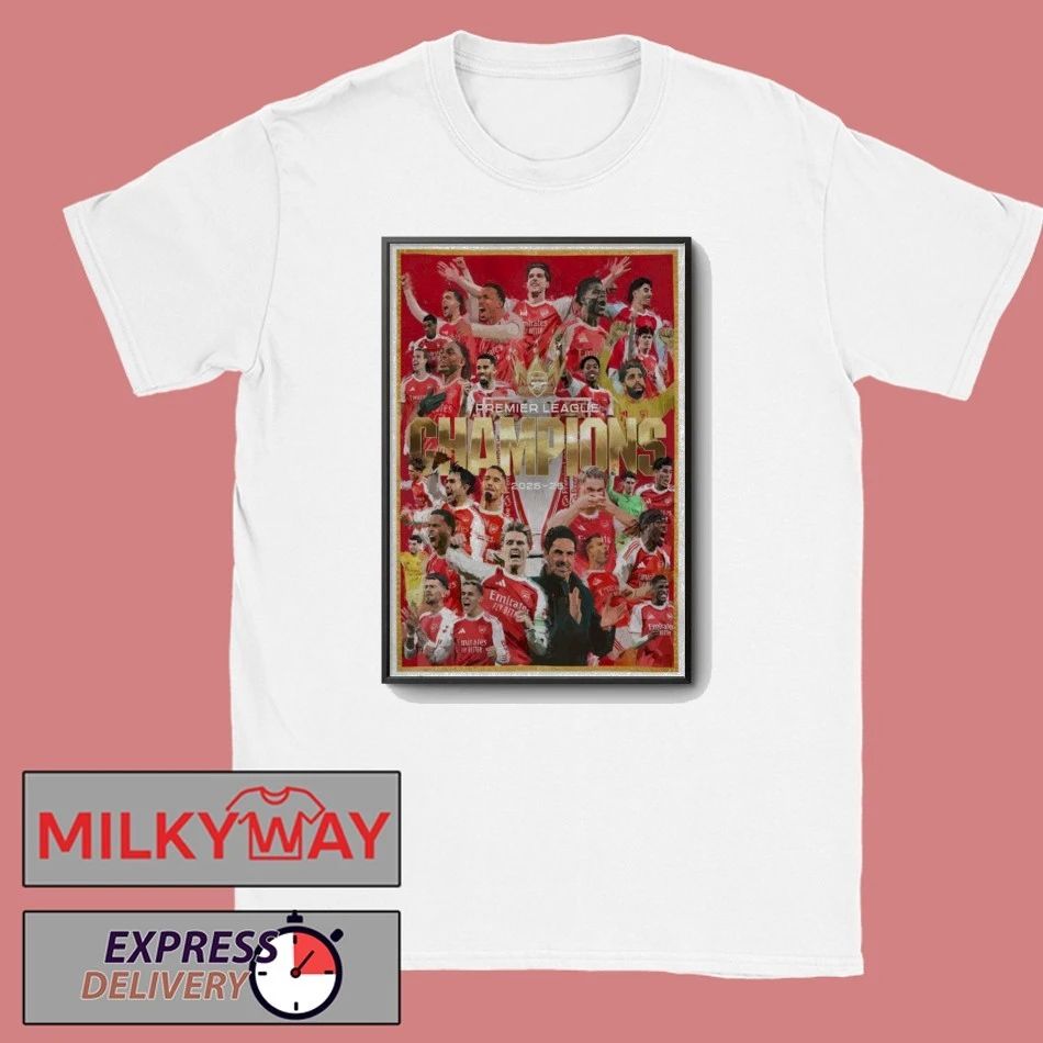 LIMITED Poster Arsenal Premier League Champions Home 2026 shirt