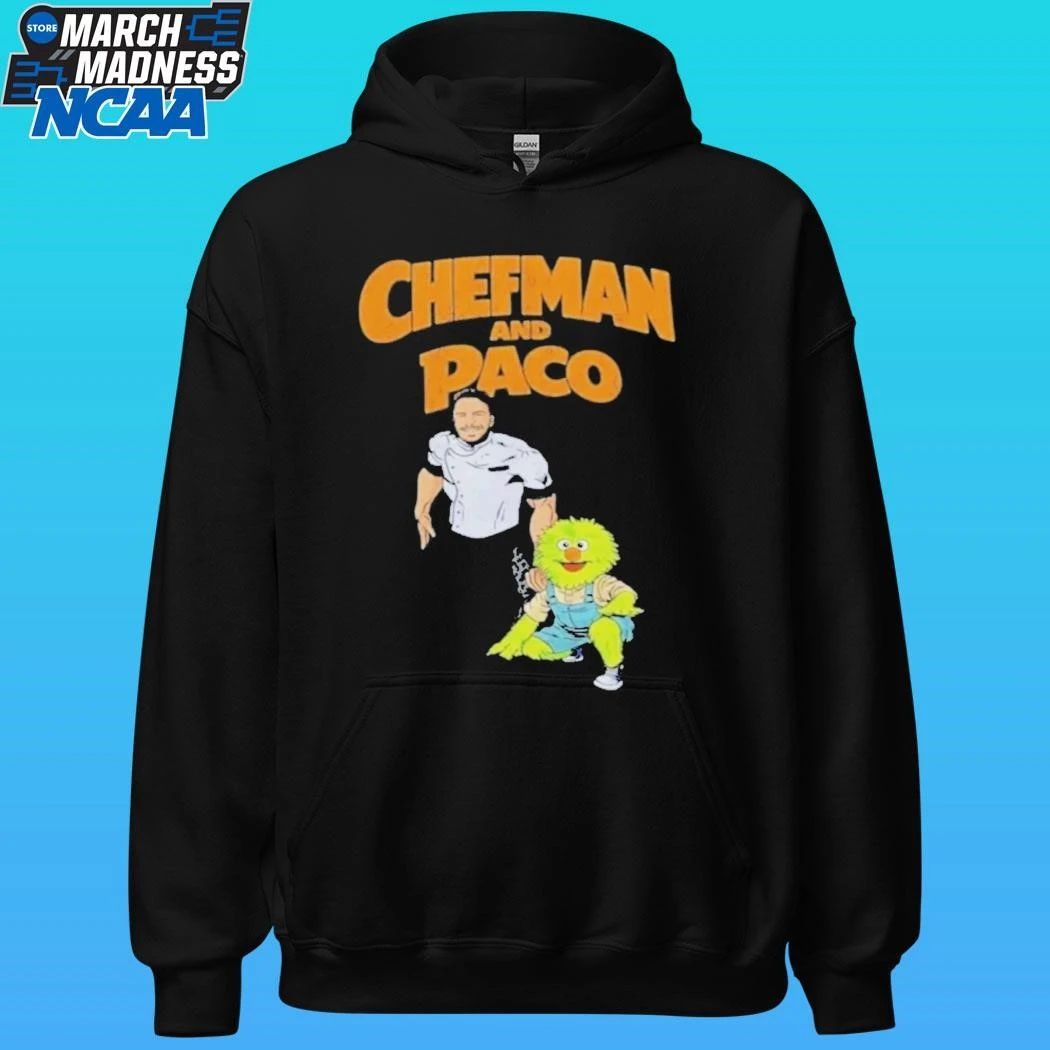 Chefman And Paco Cartoon Mascot Graphic Shirt
