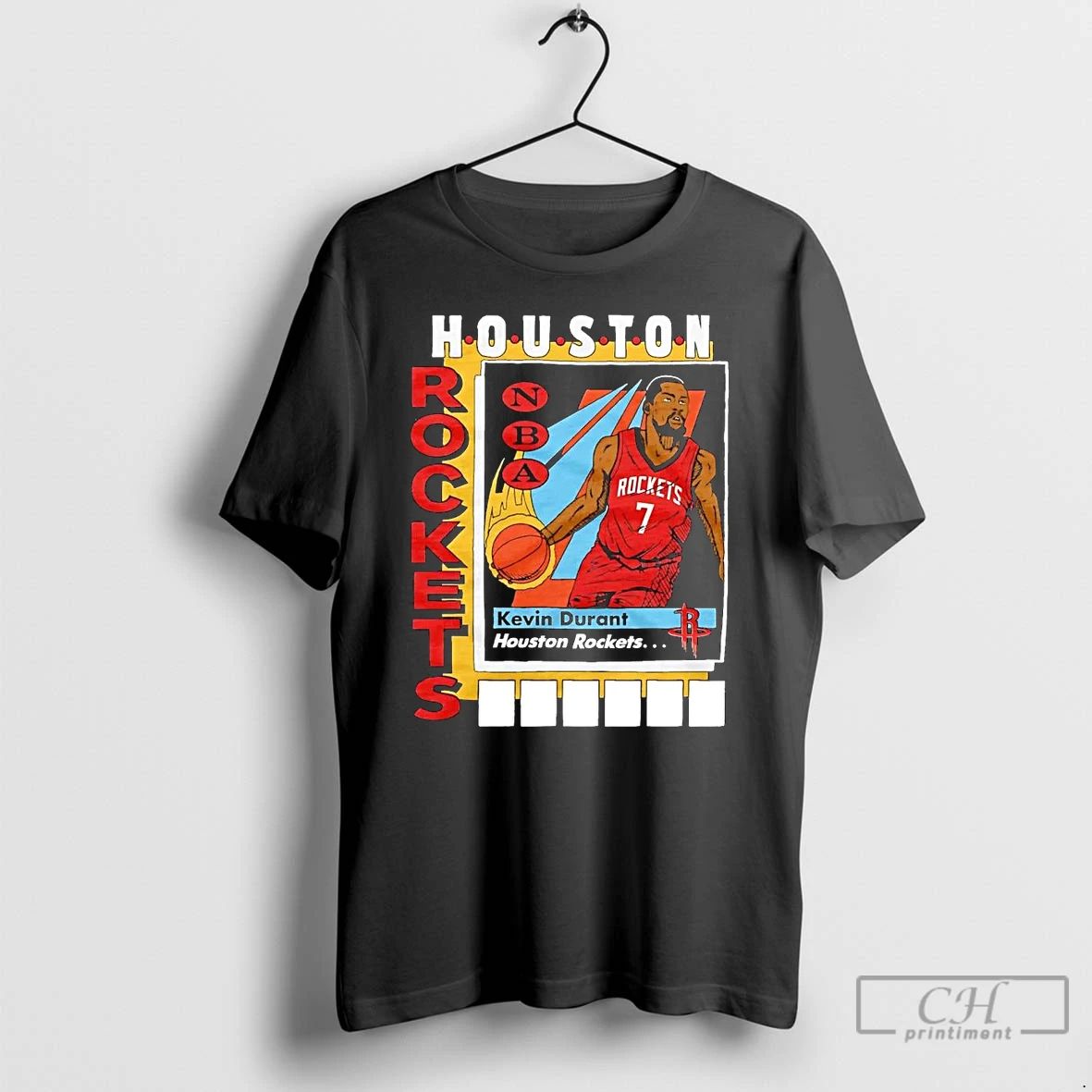 Classic Kevin Durant Trading Card Houston Rockets T Shirts
