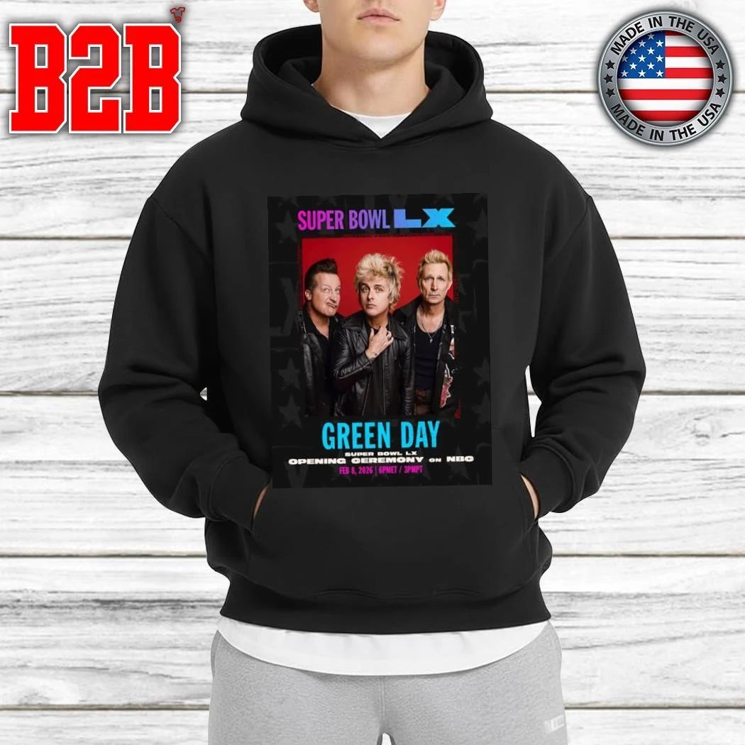 Green Day Performs At Super Bowl LX Sunday February 8 2026 Shirt