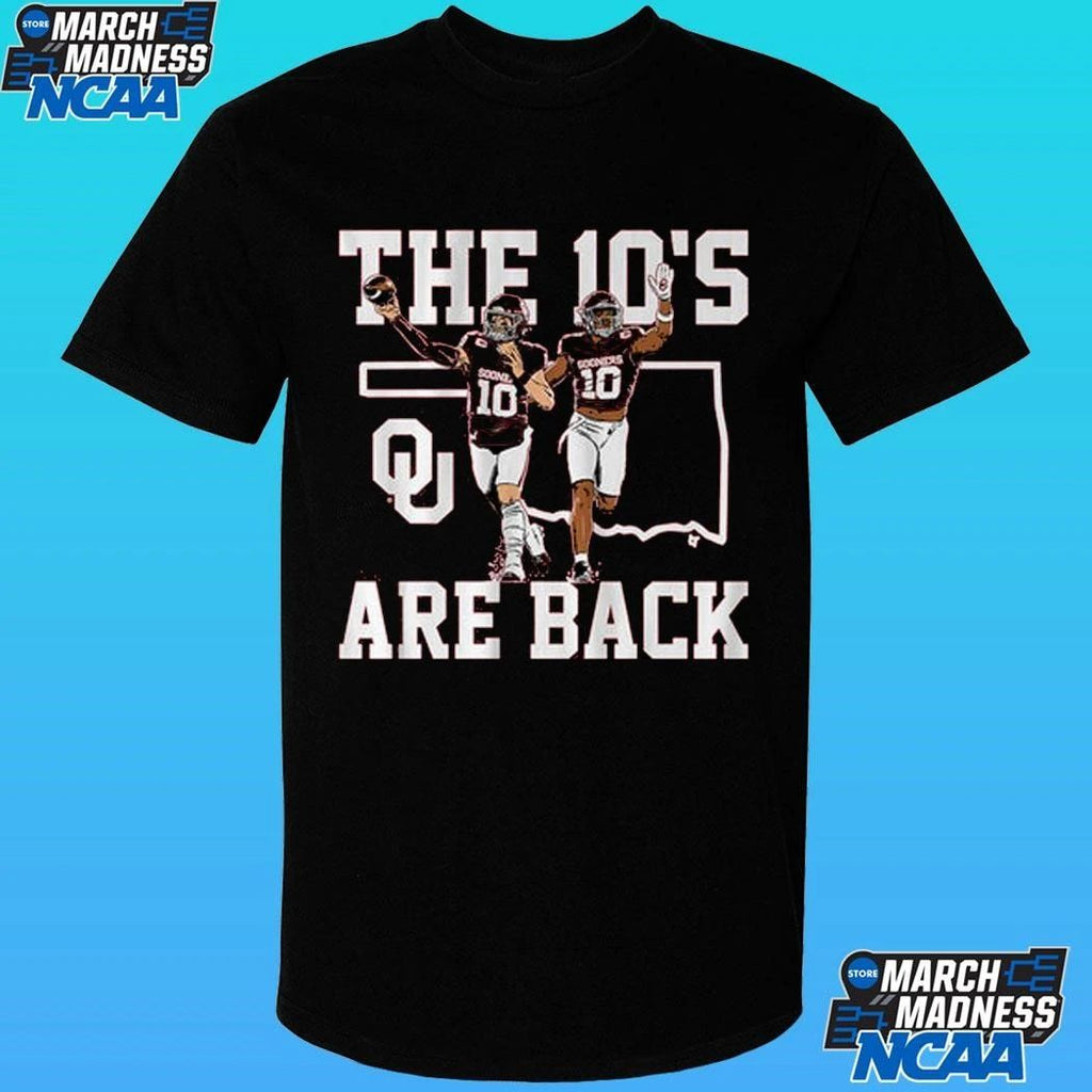 Oklahoma Football Kip Lewis & John Mateer The 10’s Are Back Shirt