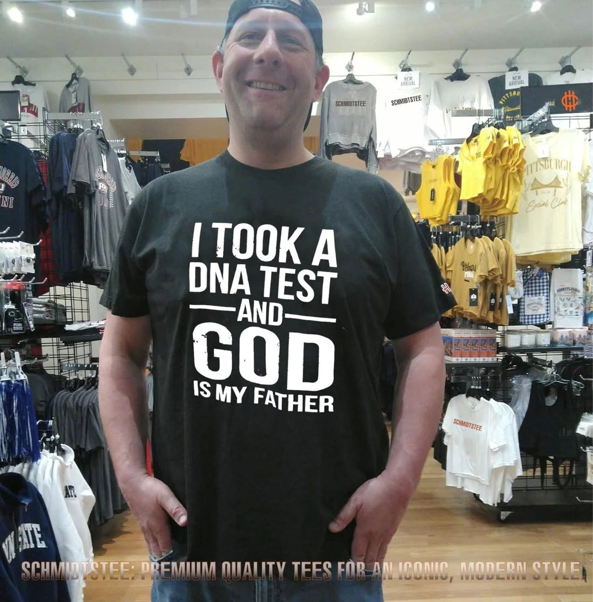 I Took a DNA Test and God Is My Father religious shirt